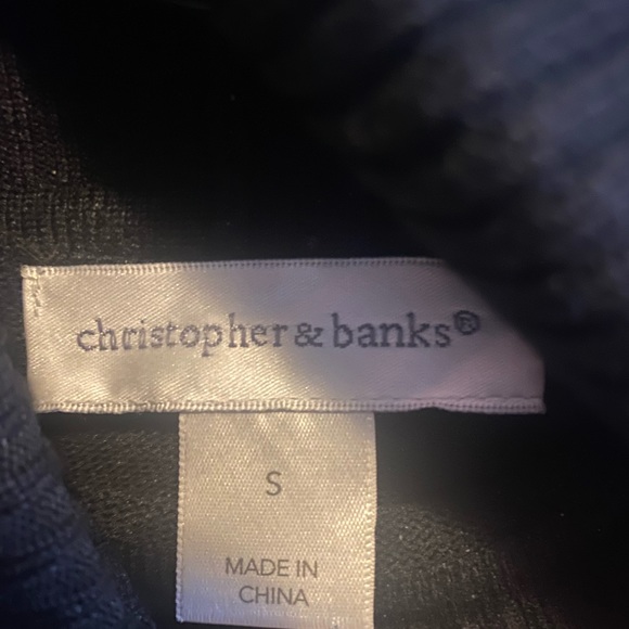 Christopher & Banks small cowl neck sweater - Picture 4 of 4